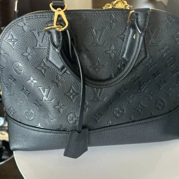 LOUIS VUITTON MONOGRAM EMPREINTE NEO ALMA PM HANDBAG - Picture 1 of 12
